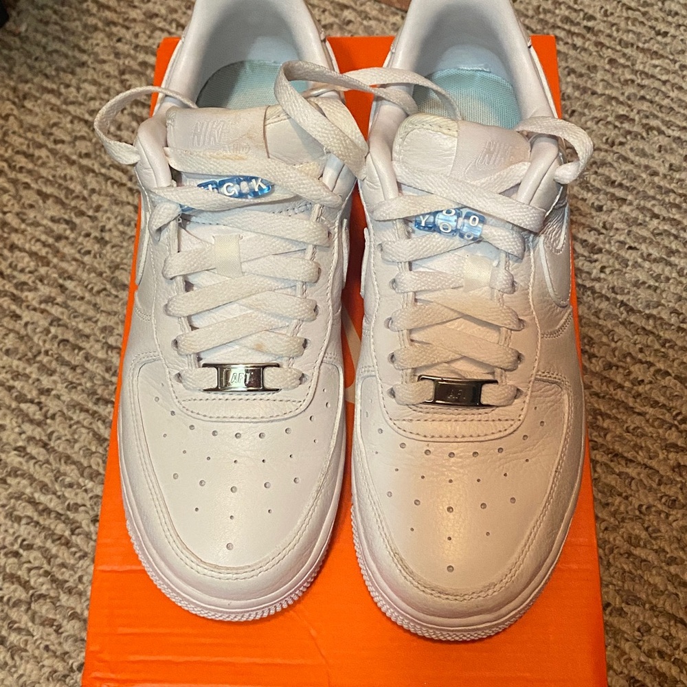 Nike White Leather Sneakers